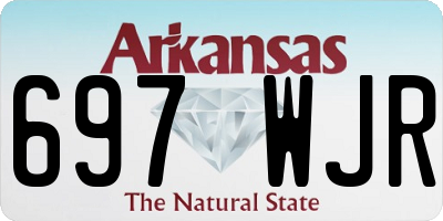 AR license plate 697WJR