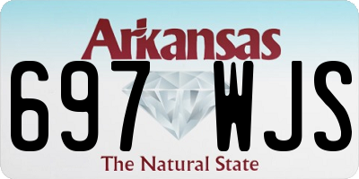 AR license plate 697WJS