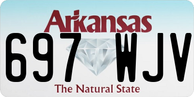 AR license plate 697WJV