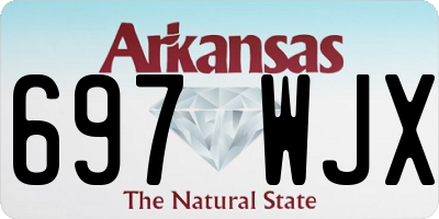 AR license plate 697WJX