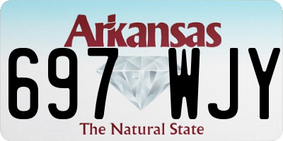 AR license plate 697WJY