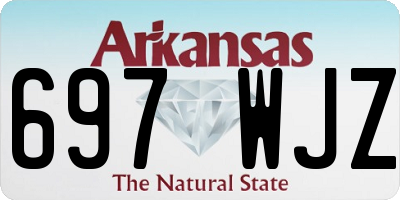 AR license plate 697WJZ