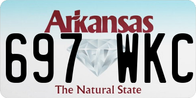 AR license plate 697WKC