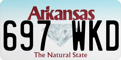 AR license plate 697WKD