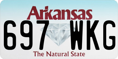 AR license plate 697WKG