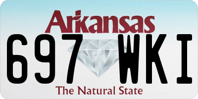 AR license plate 697WKI