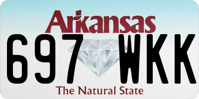 AR license plate 697WKK