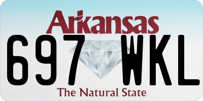 AR license plate 697WKL