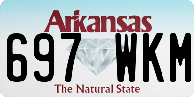 AR license plate 697WKM