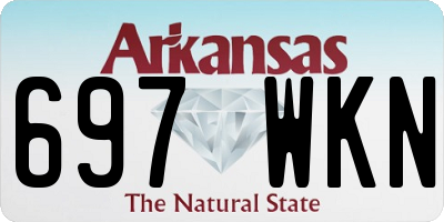 AR license plate 697WKN