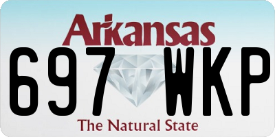 AR license plate 697WKP