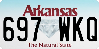 AR license plate 697WKQ