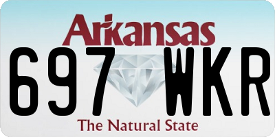 AR license plate 697WKR