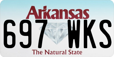 AR license plate 697WKS
