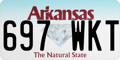AR license plate 697WKT