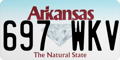 AR license plate 697WKV