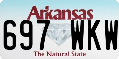 AR license plate 697WKW
