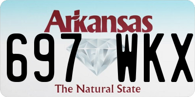 AR license plate 697WKX