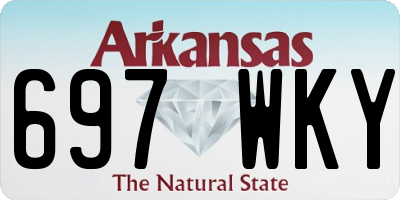 AR license plate 697WKY