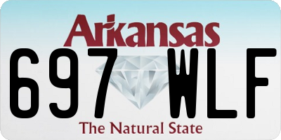 AR license plate 697WLF