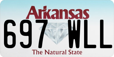 AR license plate 697WLL