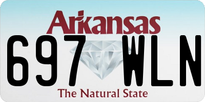 AR license plate 697WLN