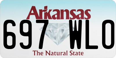 AR license plate 697WLO