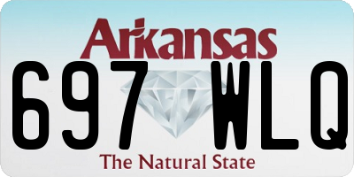 AR license plate 697WLQ