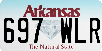 AR license plate 697WLR
