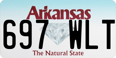 AR license plate 697WLT