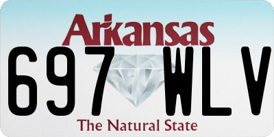 AR license plate 697WLV