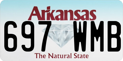 AR license plate 697WMB