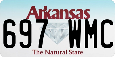 AR license plate 697WMC