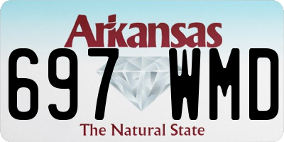 AR license plate 697WMD