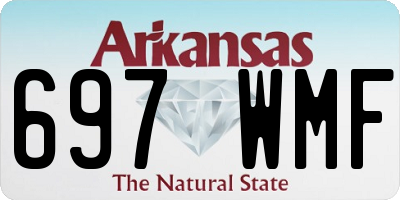AR license plate 697WMF
