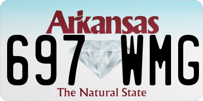 AR license plate 697WMG