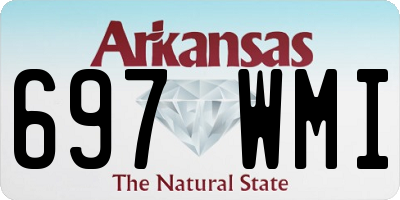 AR license plate 697WMI
