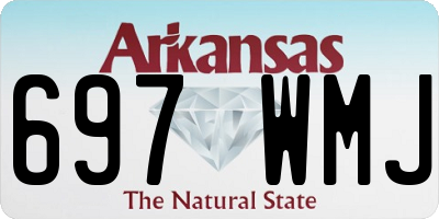 AR license plate 697WMJ