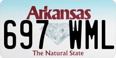 AR license plate 697WML