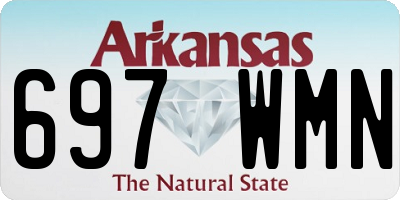 AR license plate 697WMN