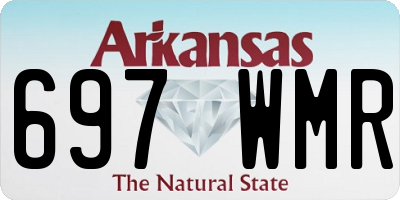 AR license plate 697WMR