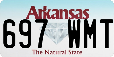 AR license plate 697WMT