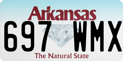 AR license plate 697WMX