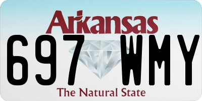 AR license plate 697WMY