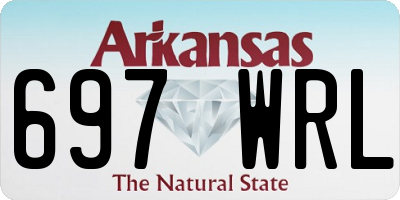 AR license plate 697WRL
