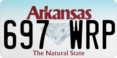 AR license plate 697WRP
