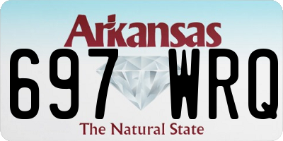 AR license plate 697WRQ