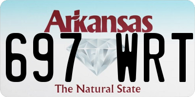 AR license plate 697WRT