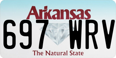 AR license plate 697WRV
