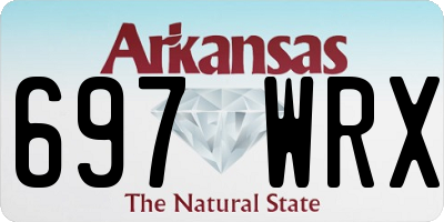 AR license plate 697WRX